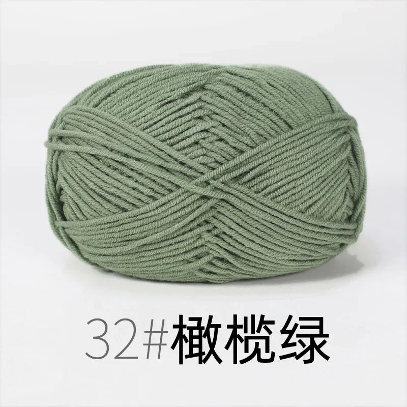 Organic Cotton Yarn 4ply - 1 Ball is 50g of Soft Yarn