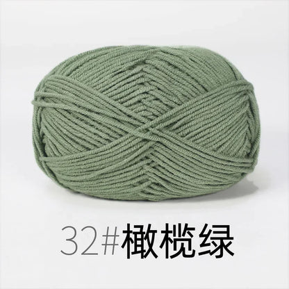 Organic Cotton Yarn 4ply - 1 Ball is 50g of Soft Yarn