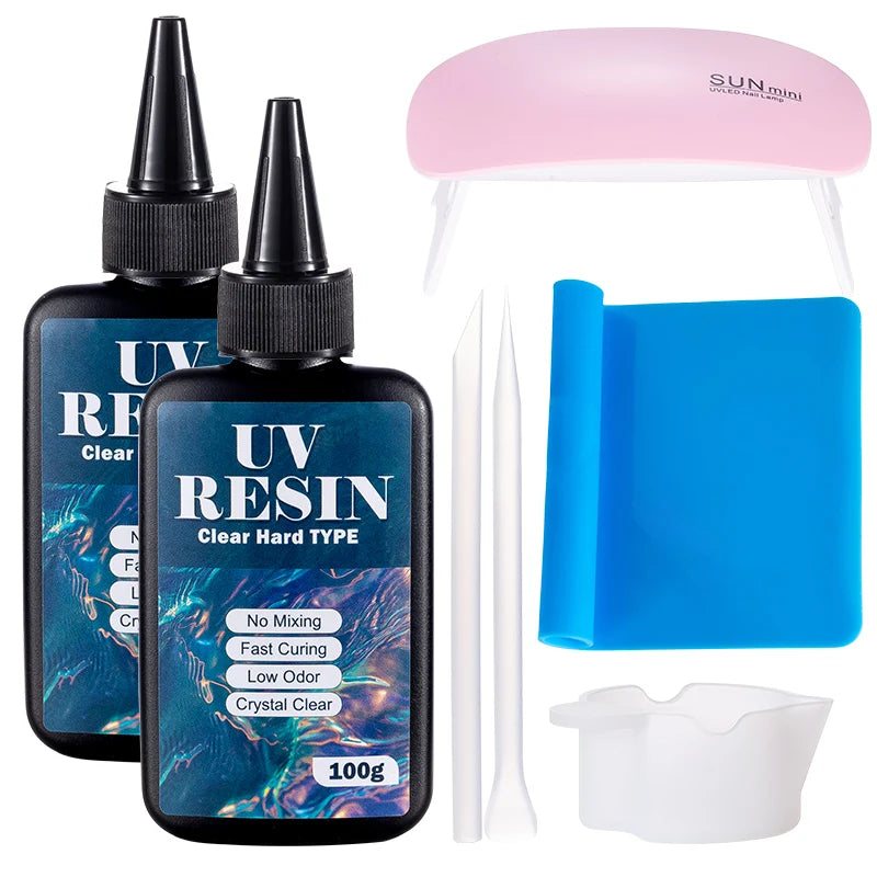 200-350g UV Resin Kits with Light