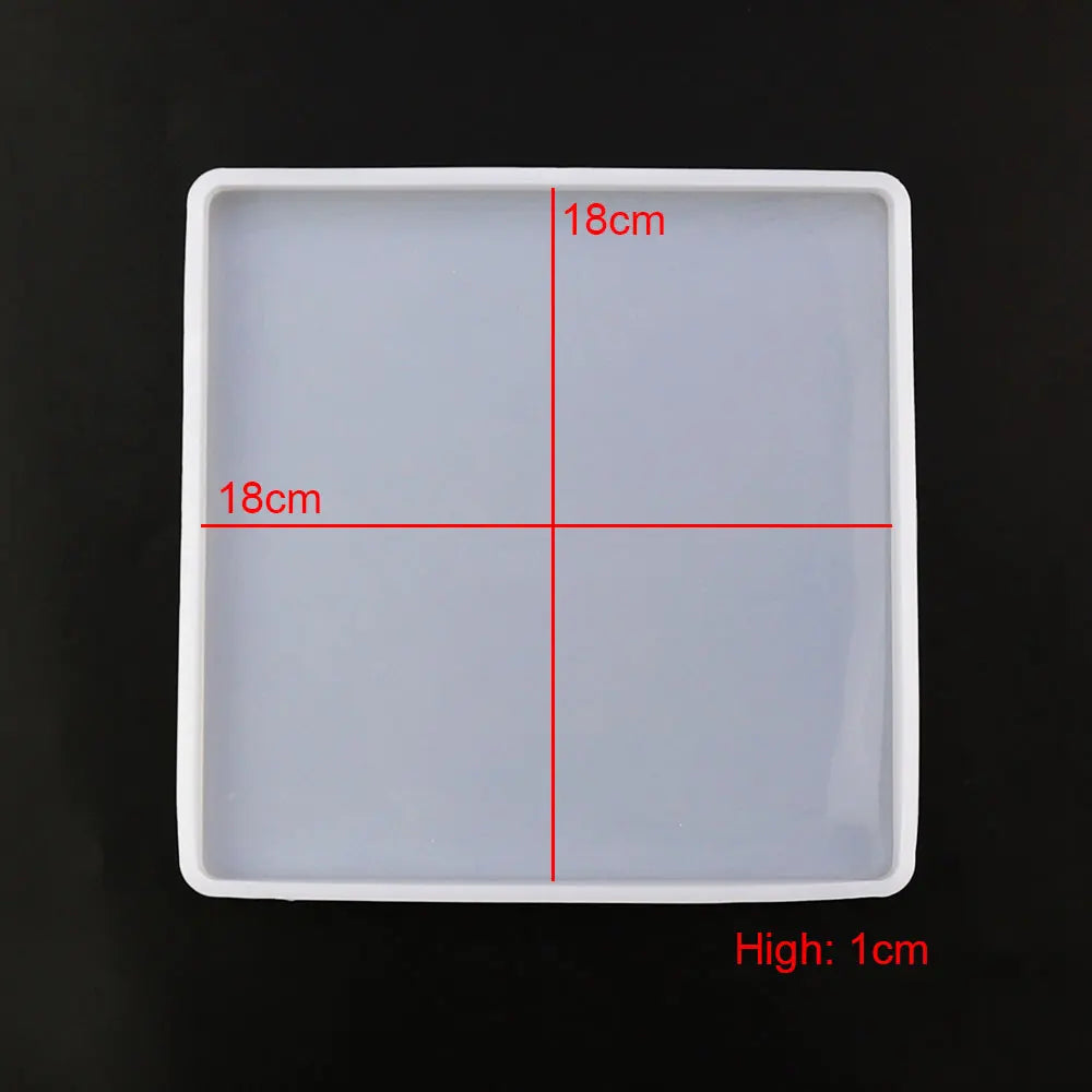 Silicone Cylinder, Hexagon, Square, Rectangle or Cuboid Resin Molds or Candle Making Molds - Different Sizes Available