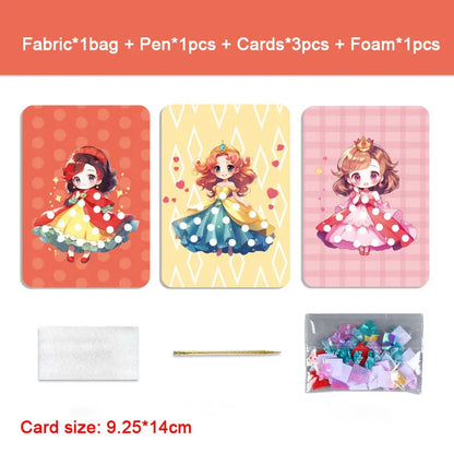 Children's Fabric Art - Poke and Puncture Painting for Kids