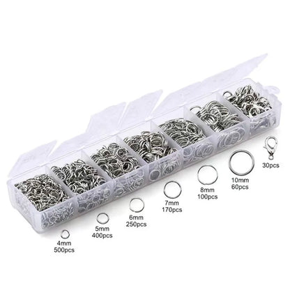 Open Jump Rings and Lobster Clasps Bracelet, Necklace and Earring Making Supplies