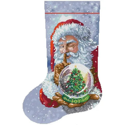 Christmas Stocking Cross Stitch Kits: 11, 14, or 16 CT