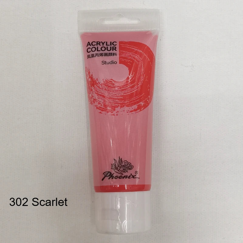 75ml Acrylic Paint Rich Pigments for Canvas. Wood, Watercolor or Multimedia Paper
