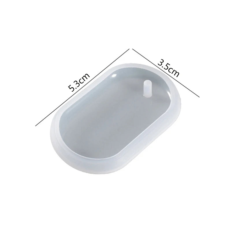 Keychain or Pendant Silicone Mold for Epoxy Resin