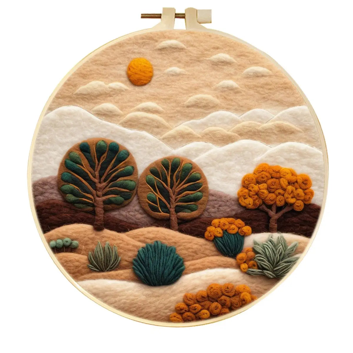 Landscape Pattern Wool Felting Kit