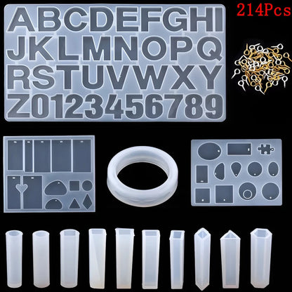 Silicone Molds Kit for Resin Jewelry Casting