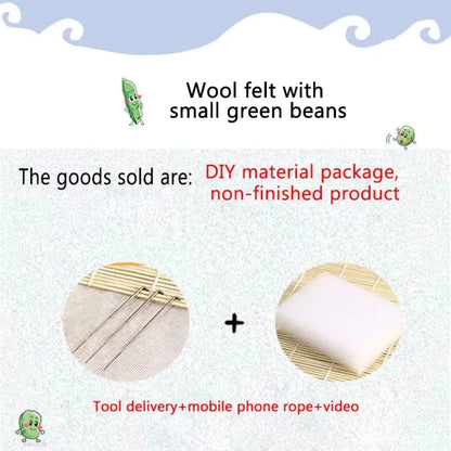 Cute Penguin Wool Felting Kit