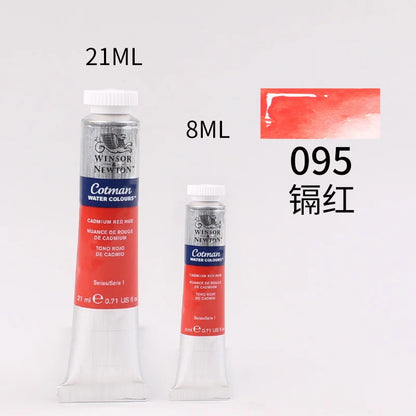 WINSOR＆NEWTON 8ml or 21ml Watercolor Paint Tubes