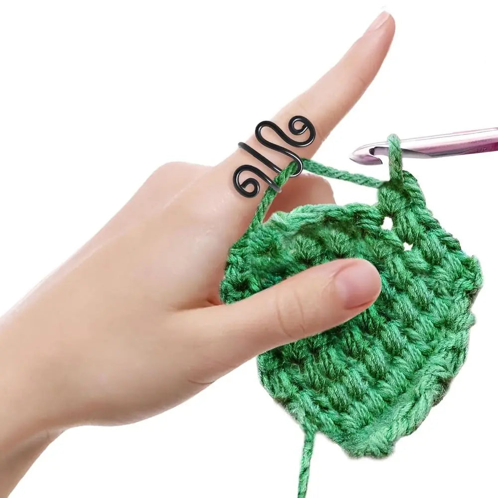 Adjustable Crochet Finger Ring