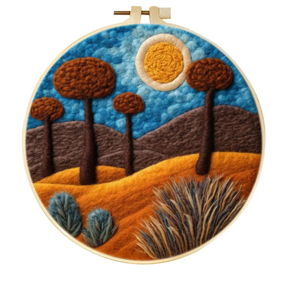 Landscape Pattern Wool Felting Kit