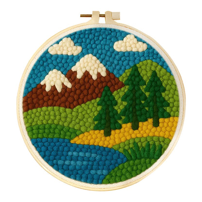 Scenery Punch Needle Kits - 20x20cm