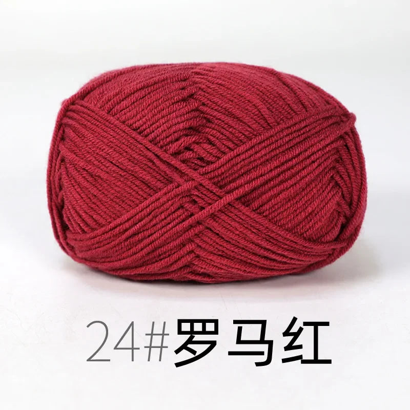 Organic Cotton Yarn 4ply - 1 Ball is 50g of Soft Yarn