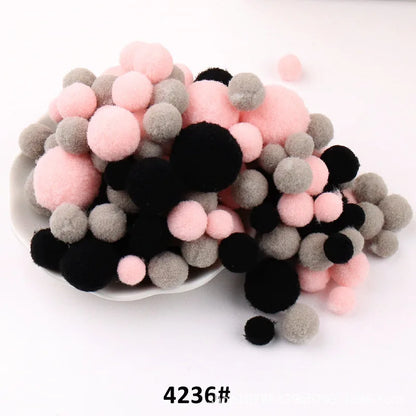 Multi Size Mix Colors Pompoms