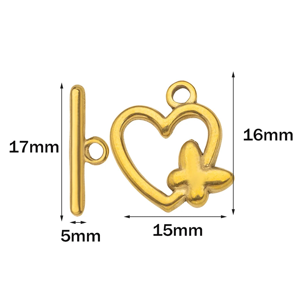 Stainless Steel Jewelry T-Bar Clasp/Connector for Necklace and Bracelet Making