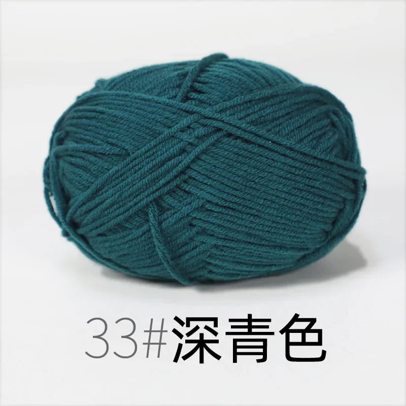 Organic Cotton Yarn 4ply - 1 Ball is 50g of Soft Yarn