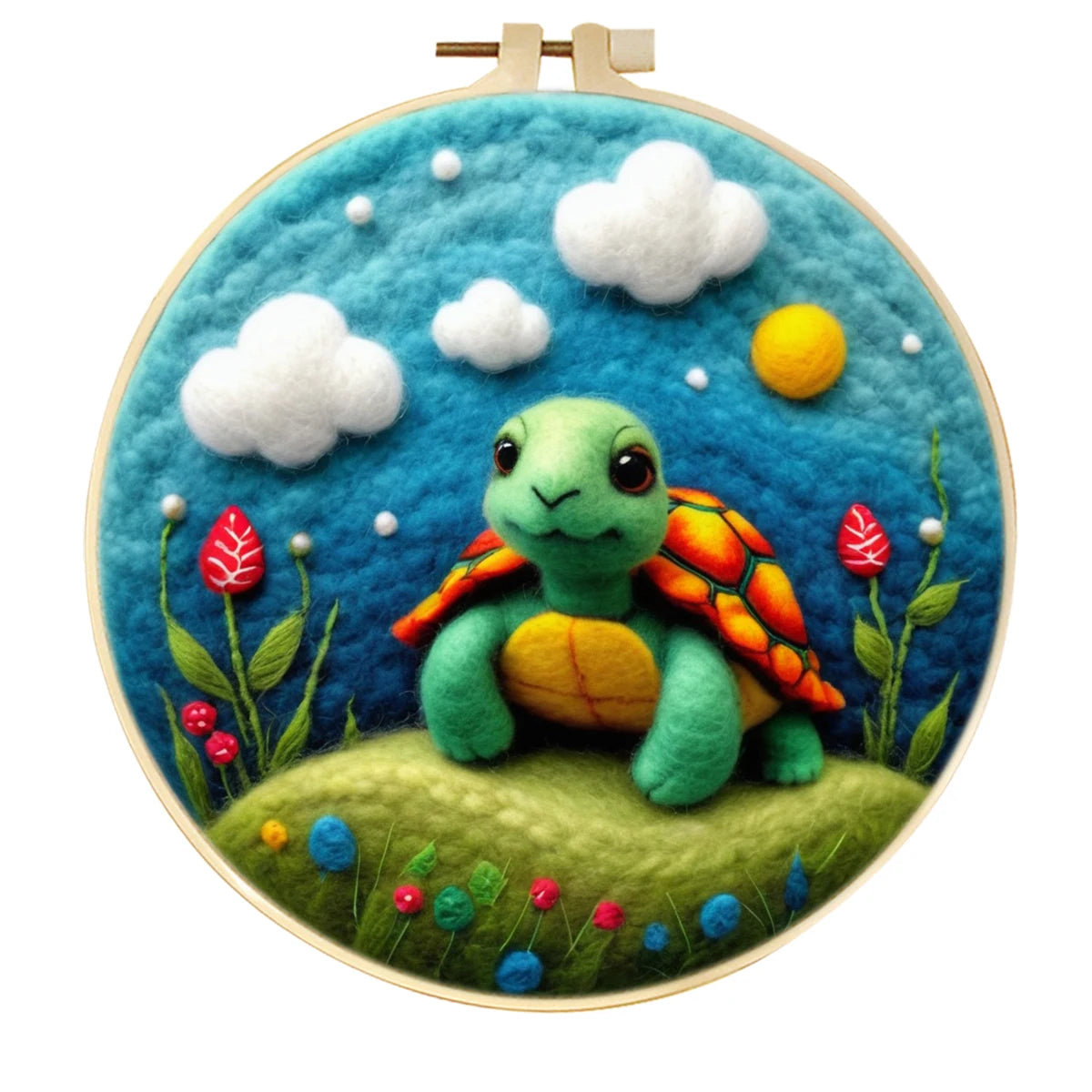 Wool Felting  For Adults - Baby Hedgehog and Turtles