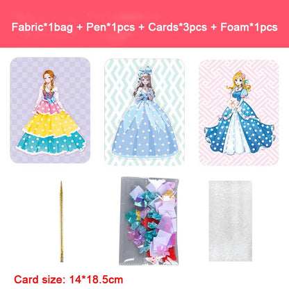 Children's Fabric Art - Poke and Puncture Painting for Kids