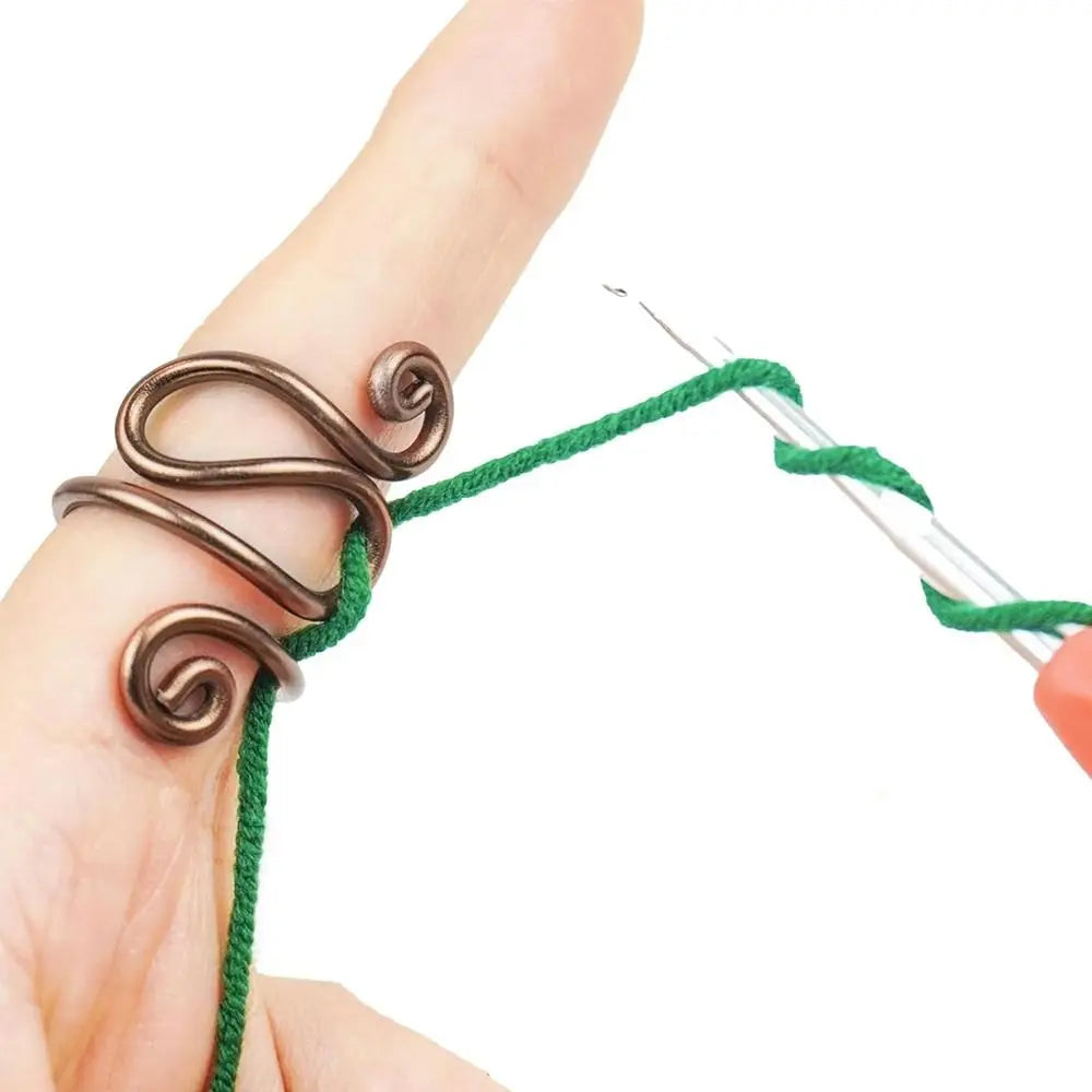 Adjustable Crochet Finger Ring