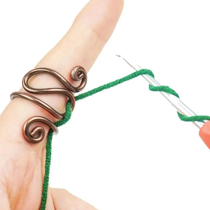 Adjustable Crochet Finger Ring