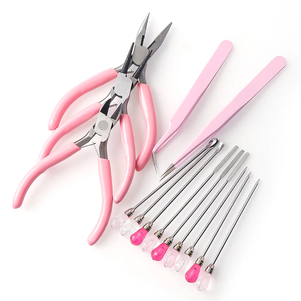 Stainless Steel Needle Nose Pliers for Jewelry Making - Round Nose for Cutting Wire