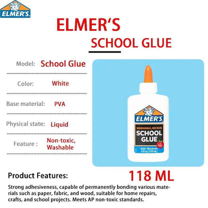 Elmer’s Glue All, Clear Glue and School Glue