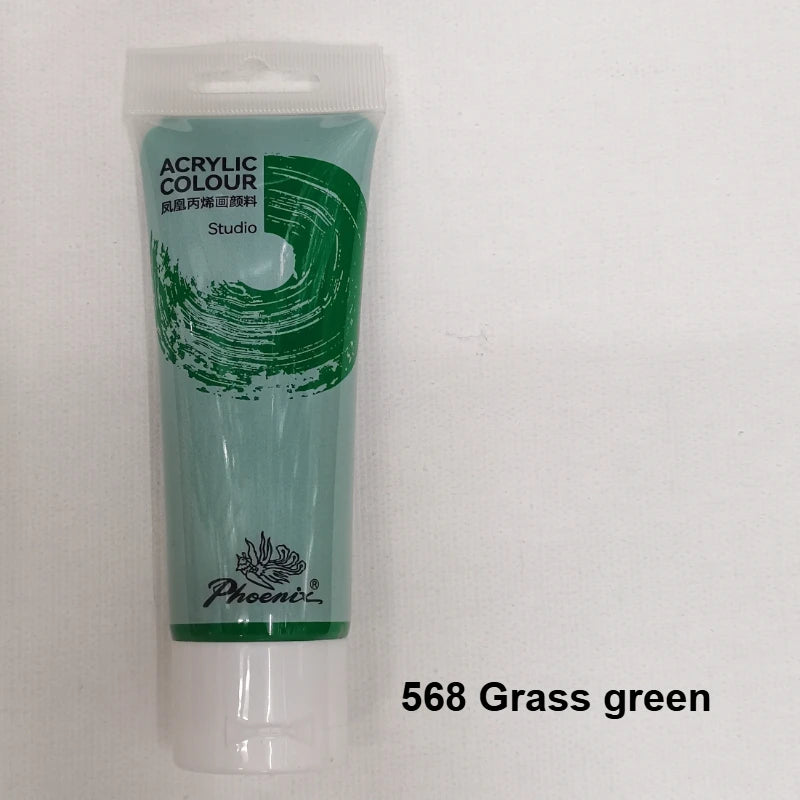 75ml Acrylic Paint Rich Pigments for Canvas. Wood, Watercolor or Multimedia Paper
