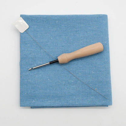 50x50cm Punch Needle Cotton Cloth for Needlework - Includes a Punch Needle