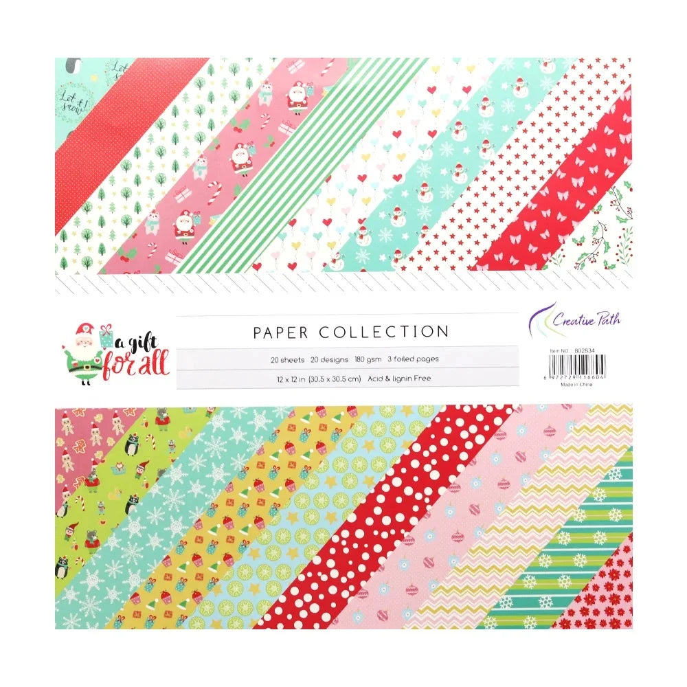 12 Inch Scrapbooking Paper 30x30 cm
