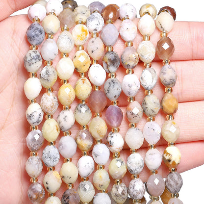 AAA Faceted Natural Colored, Quartz, Oval Shaped Beads