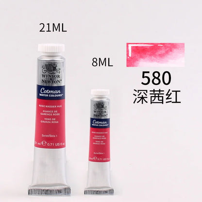 WINSOR＆NEWTON 8ml or 21ml Watercolor Paint Tubes