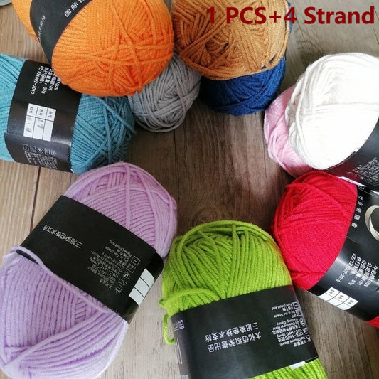 Organic Cotton Yarn 4ply - 1 Ball is 50g of Soft Yarn