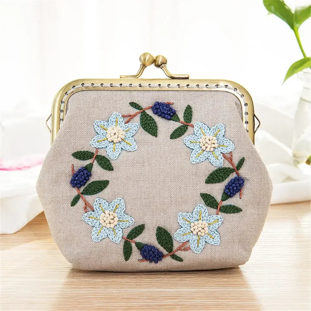 Embroidery Coin Purse Kit