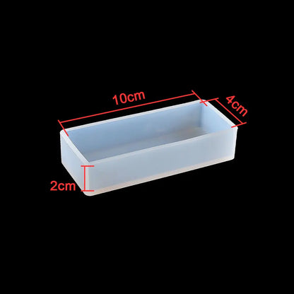 Silicone Cylinder, Hexagon, Square, Rectangle or Cuboid Resin Molds or Candle Making Molds - Different Sizes Available