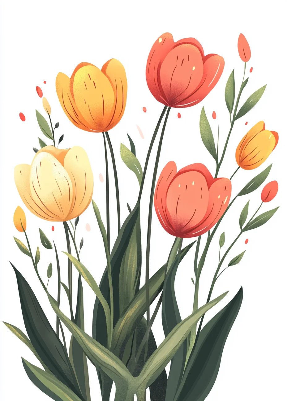 Flowers - Painting By Numbers