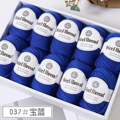 500g Box Set of Skin-friendly 4ply Merino Wool Yarn