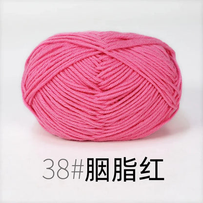 Organic Cotton Yarn 4ply - 1 Ball is 50g of Soft Yarn
