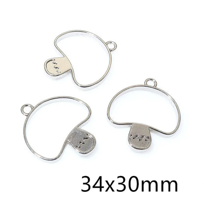 Hollow Metal UV Resin or Epoxy Resin Frame for Jewelry Making