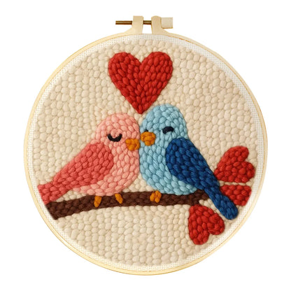 Punch Needle Embroidery Kit - Variety of Birds