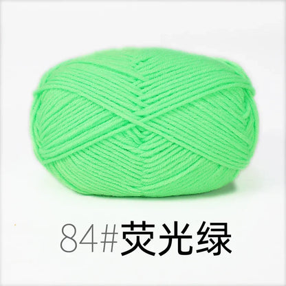 Organic Cotton Yarn 4ply - 1 Ball is 50g of Soft Yarn