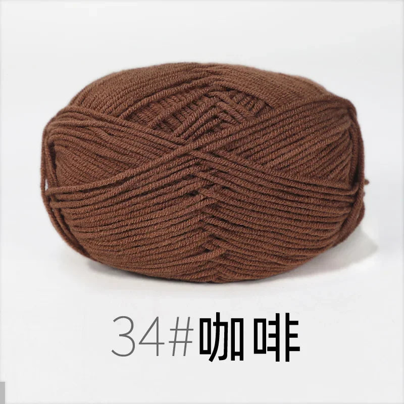Organic Cotton Yarn 4ply - 1 Ball is 50g of Soft Yarn