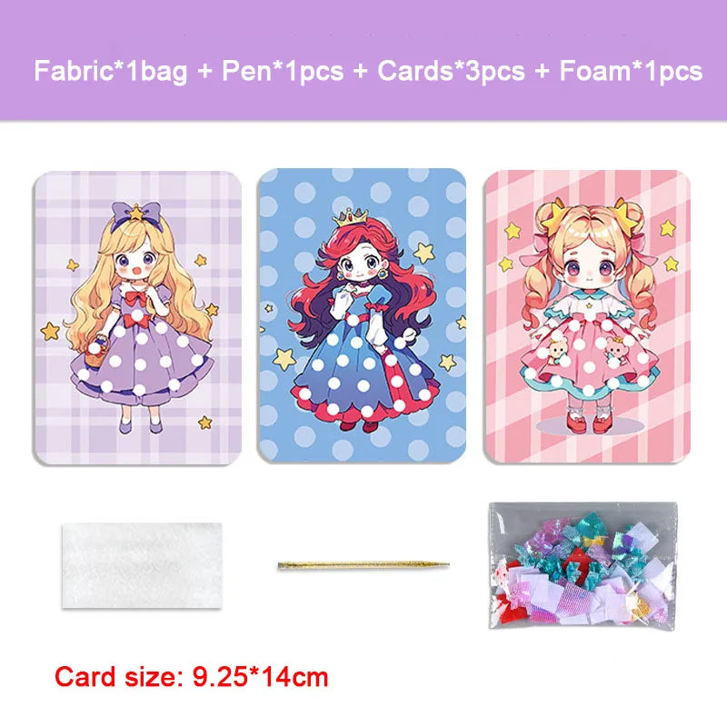 Children's Fabric Art - Poke and Puncture Painting for Kids