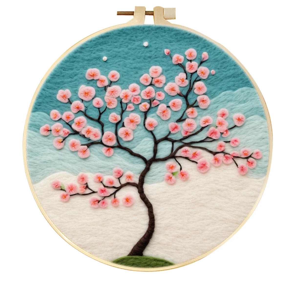 Trees and Flowers Wool Felting Kits