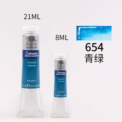 WINSOR＆NEWTON 8ml or 21ml Watercolor Paint Tubes