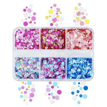 Various Sequin Shapes and Colors - Resin Filling for Jewelry Making
