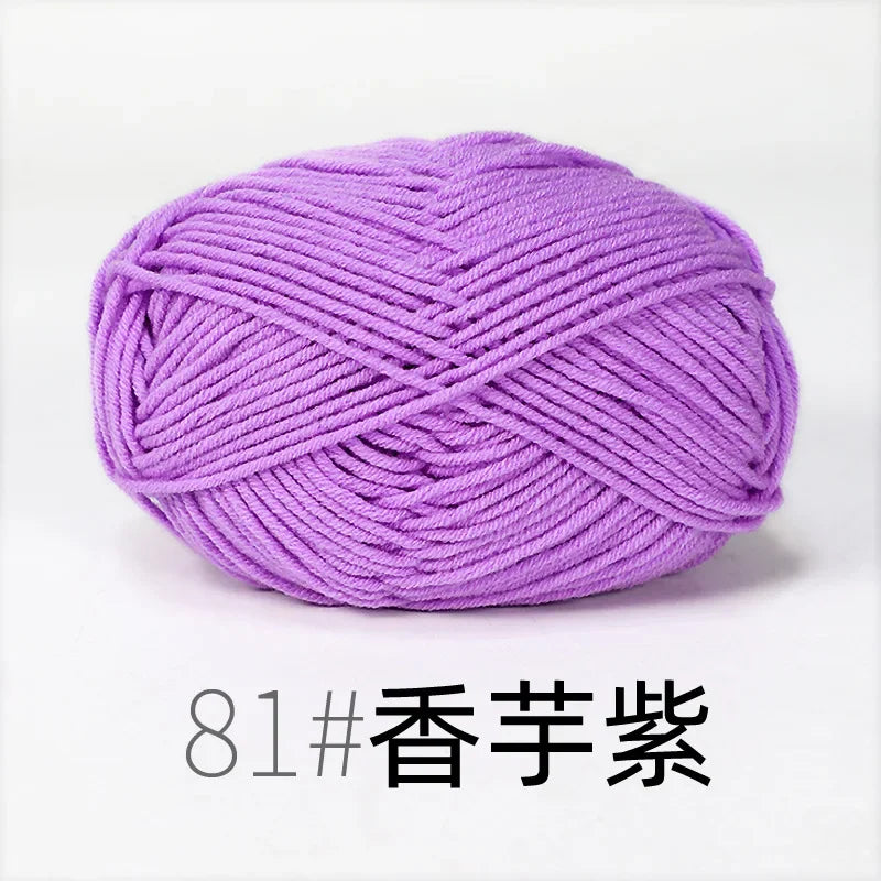 Organic Cotton Yarn 4ply - 1 Ball is 50g of Soft Yarn