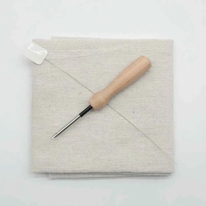50x50cm Punch Needle Cotton Cloth for Needlework - Includes a Punch Needle