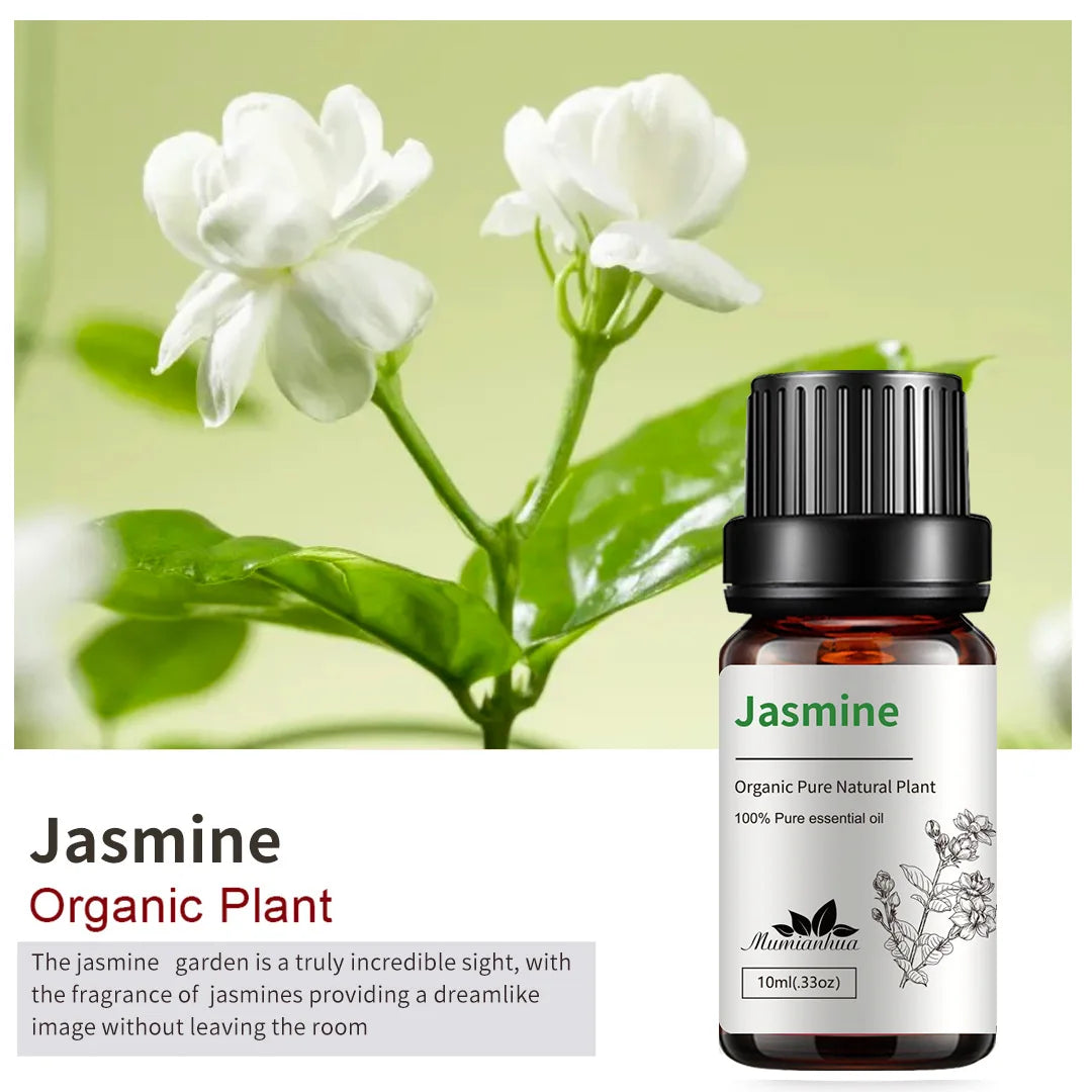 10ml Bottles of Organic Essential Oils for Candle Making