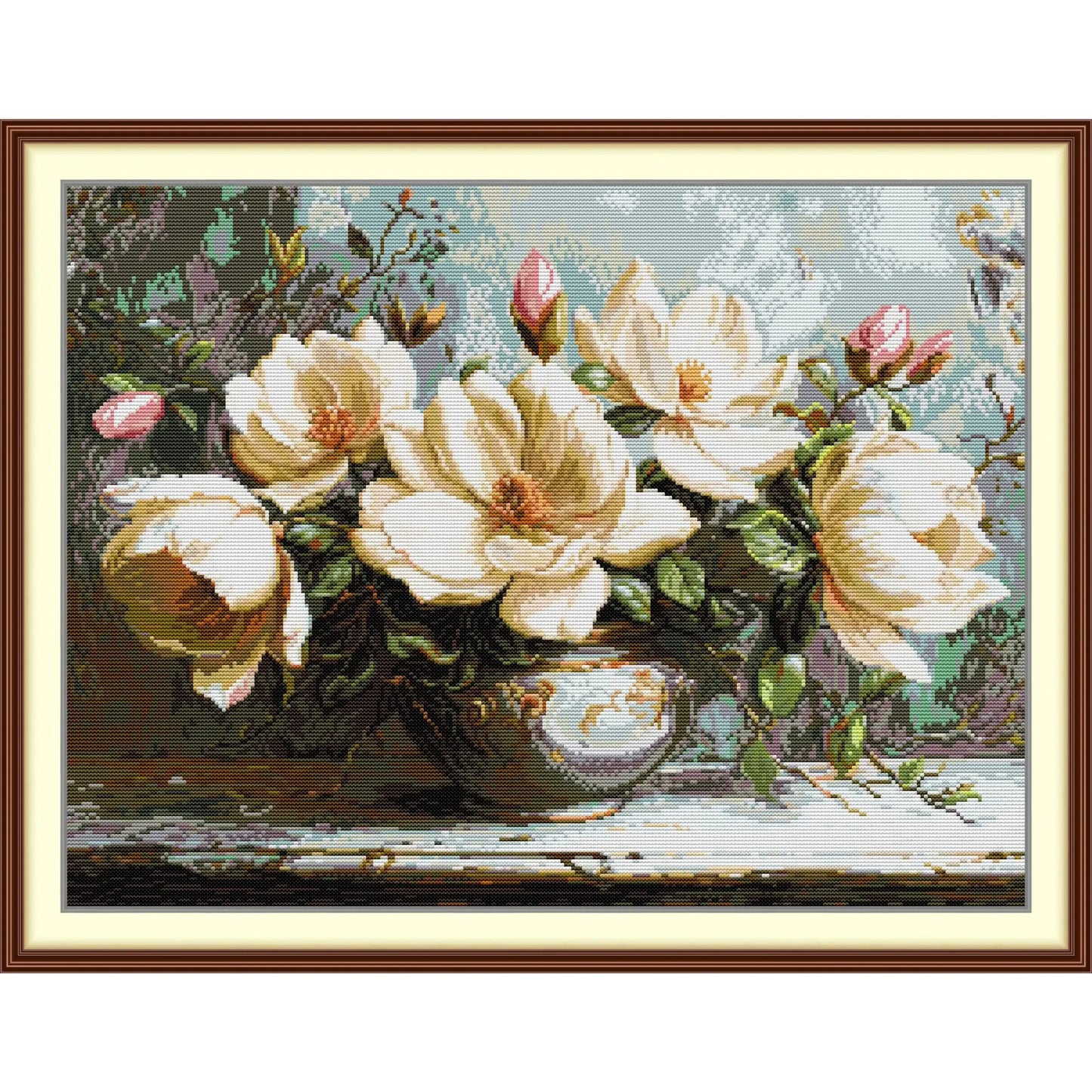 Magnolia Cross Stitch Kit