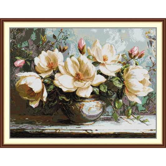 Magnolia Cross Stitch Kit